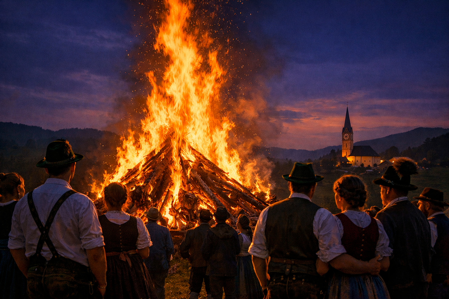Johannisfeuer / Sonnwendfeuer (bayernweit)