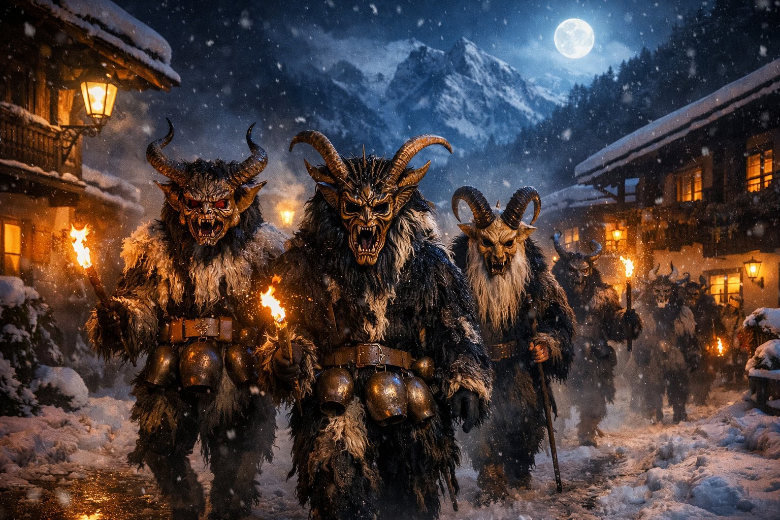 Rauhnächte und Perchtenläufe (Alpenraum und Bayerischer Wald)