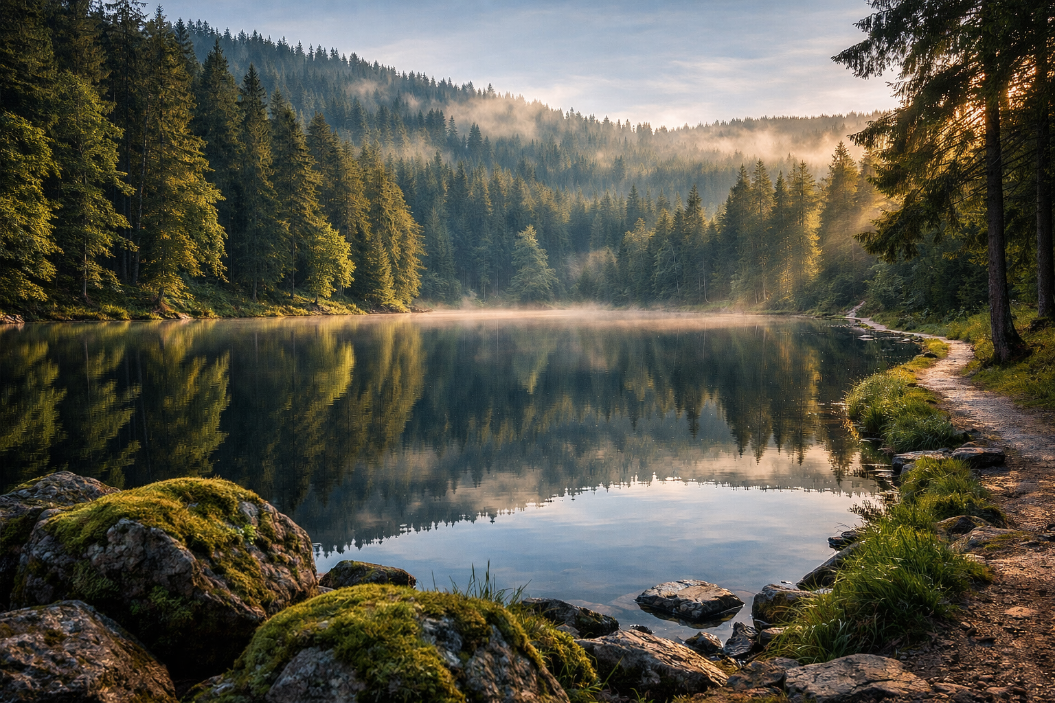 Rundweg um den Großen Arbersee (Bayerischer Wald)