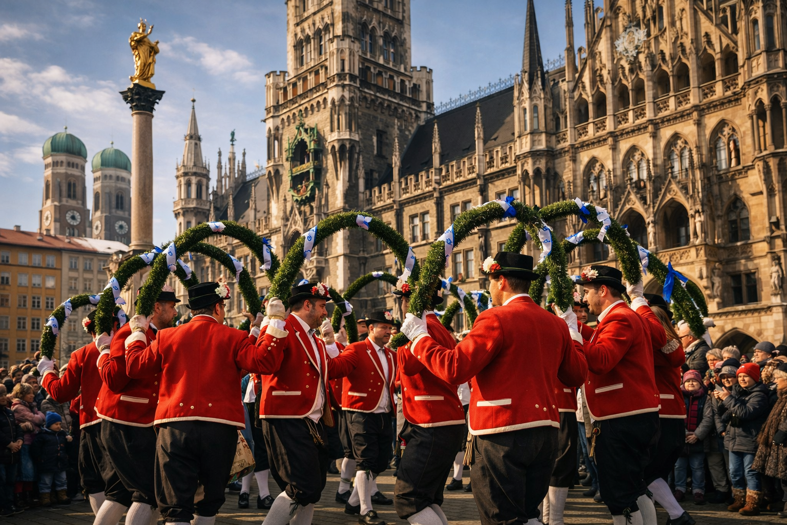 Schäfflertanz (München und bayernweit, traditionell alle 7 Jahre)