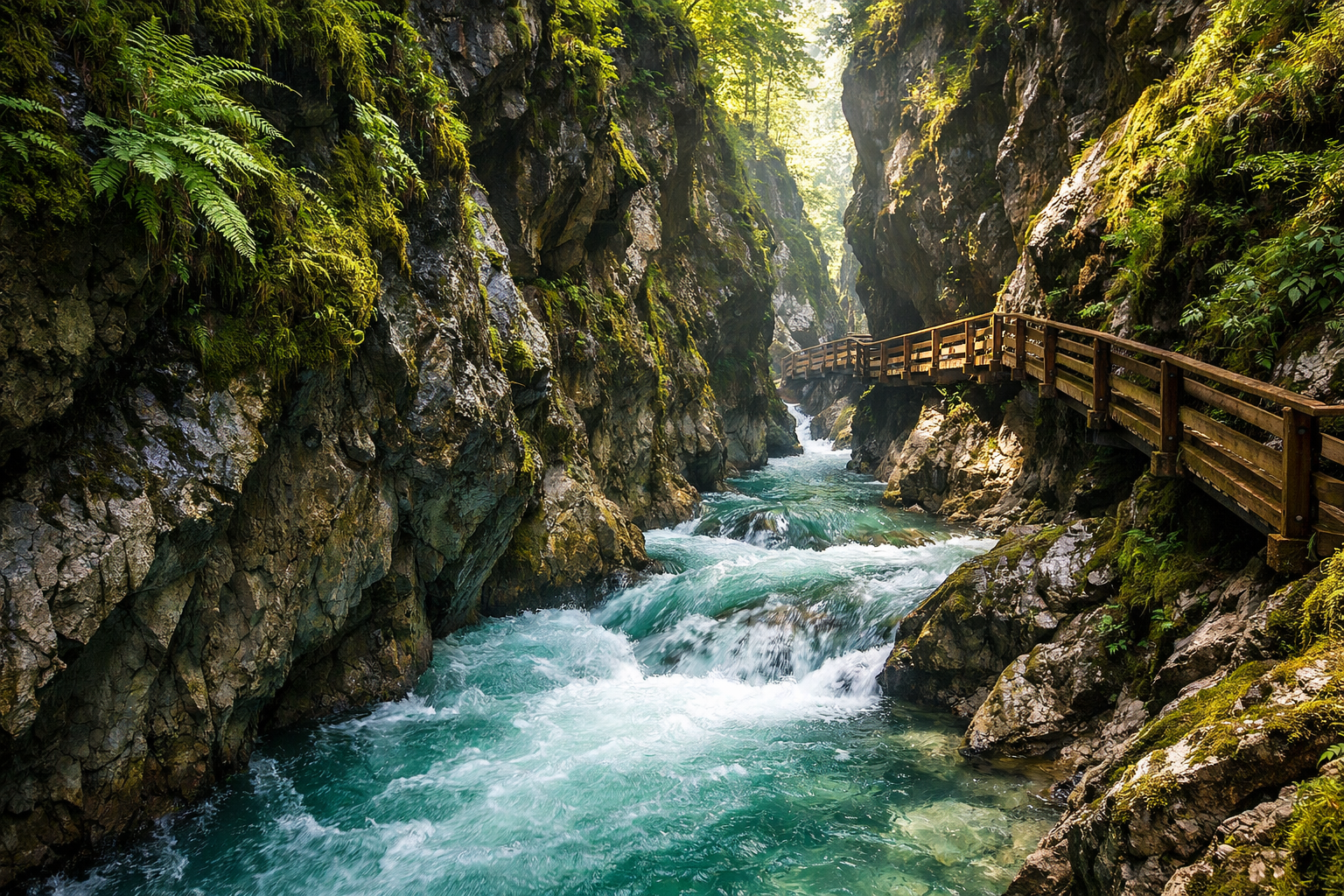 Wimbachklamm-Ramsau-Berchtesgadener-Land Wimbachklamm (Ramsau / Berchtesgadener Land)